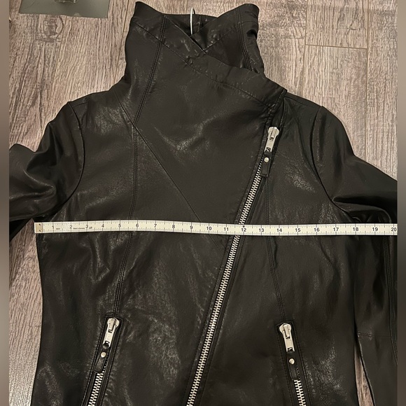 NEW! Line Genuine Leather Jacket - Picture 5 of 6